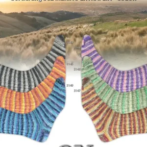 Wochenendangebot ONline Supersocke Sort. 382 Merino Extrafein Color 100g