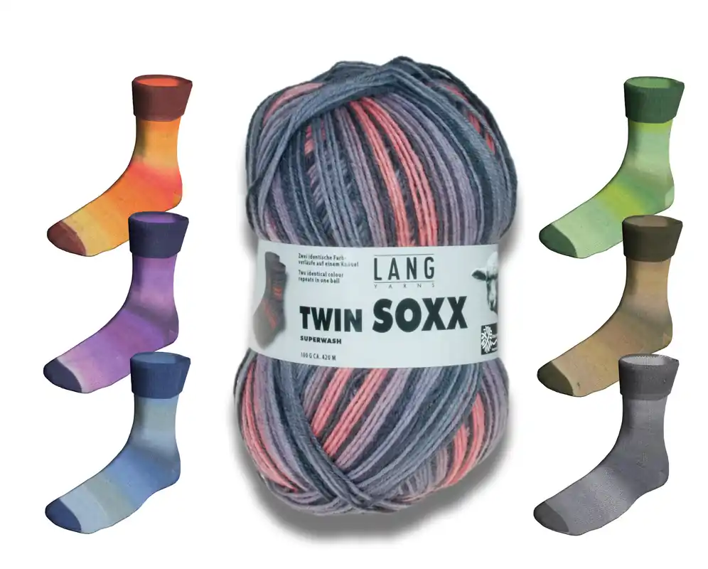 Twin Soxx 100g 4-fädig 1100 StreetSoxx Gratis Versand