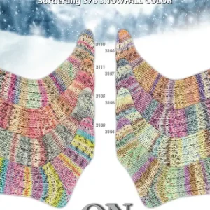 ONline Supersocke 6-fach 150g Sort. 376 Snowfall Color Handgefertigt