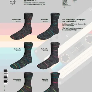 Limited Edition Super Soxx 100g 4-fädig Mix Tape