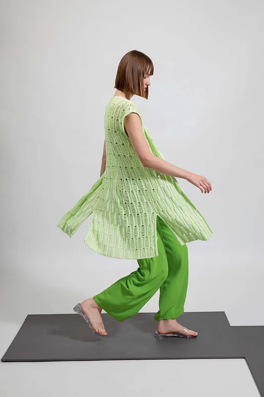 Bestseller Lange Weste Rumenka aus Ortica