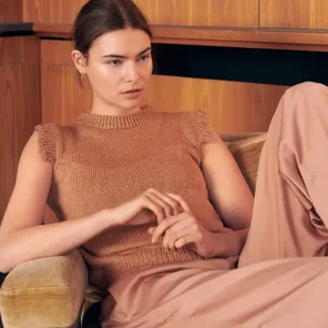 Top glatt rechts mit Rippen aus Linarte Gratis Versand