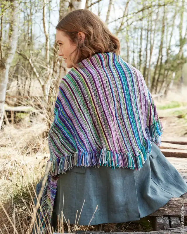 Saisonangebot Dreieckstuch aus Farfalla & Cashmere 16 Fine