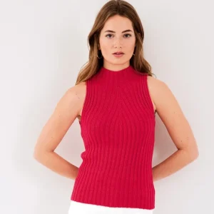 Schnäppchen Top mit Rippen aus Linarte