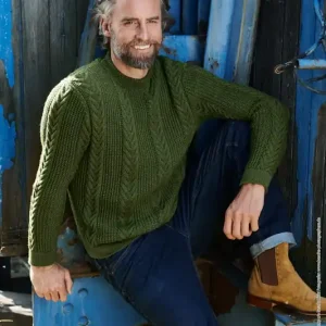 Markenware Herrenpullover aus Cool Wool