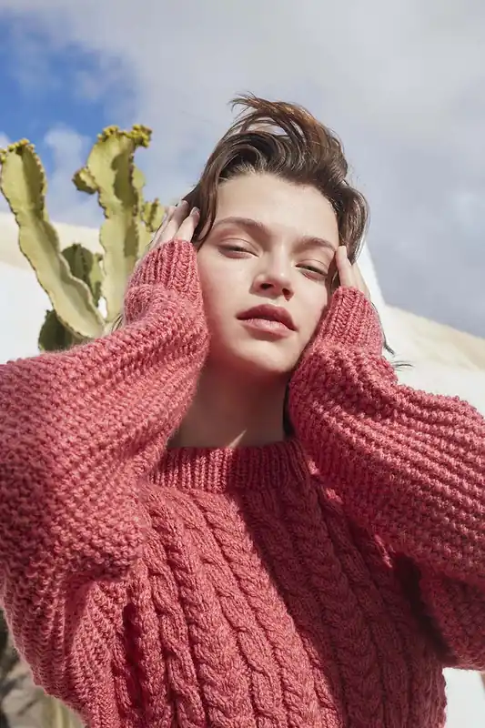 Preisknaller Pullover Damask Rose aus WOOLADDICTS Memory