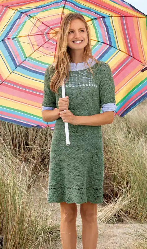 Neue Kollektion Tunikakleid aus Solo Lino