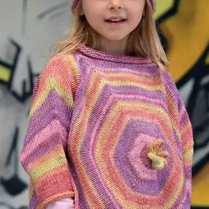 Preis Gesenkt Sechseck-Ponchopulli aus Linie 110 Timona Design Color