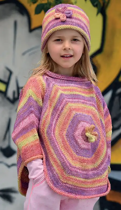 Preis Gesenkt Sechseck-Ponchopulli aus Linie 110 Timona Design Color