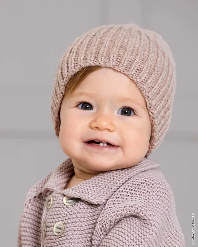 Mütze Mit Bommel aus Cool Merino Big Bestpreis