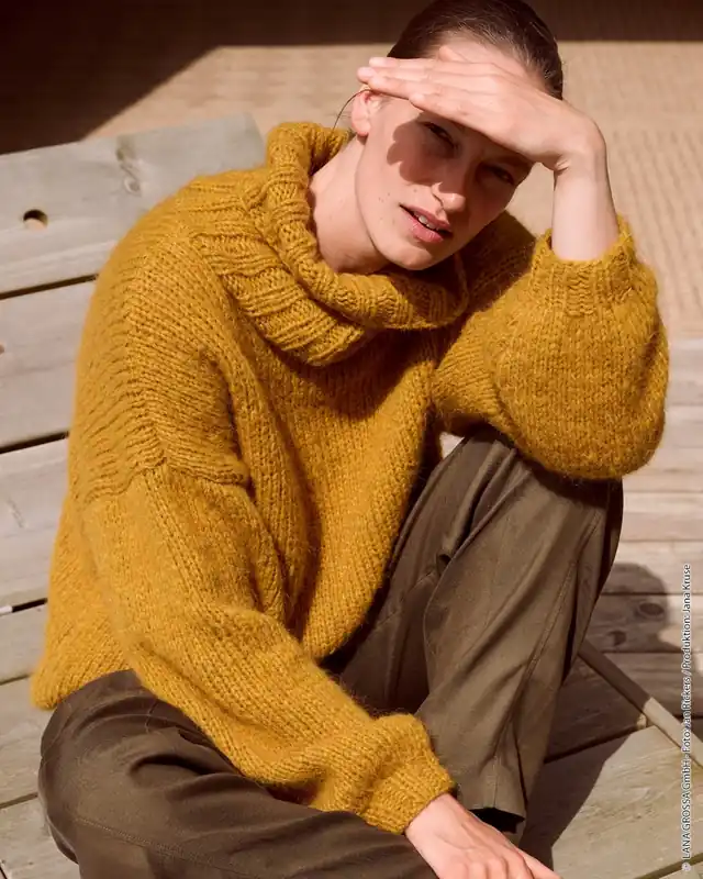 Preisreduziert Rollkragenpullover aus Brigitte No. 2 & Brigitte No. 3