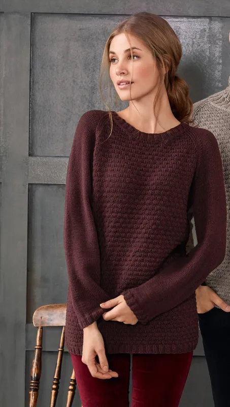 Raglanpullover aus Cool Wool Markenware