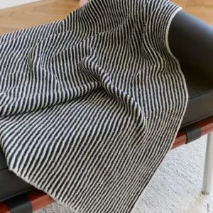 Super-Preis Streifendecke aus Alta Moda Alpaca