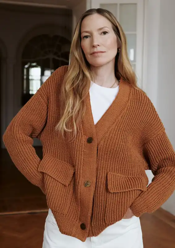 Markenware Cardigan aus Cool Wool Mélange (We Care)