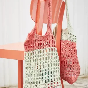 Häkeltasche Zweifarbig aus Landlust Baumwolle Jetzt Kaufen