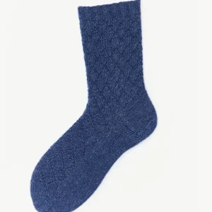 Hochwertig Damensocken mit Rautenmuster aus Lamana Lima