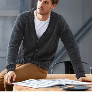 Saisonangebot Herren-Raglanjacke aus Cool Wool Big (Melange)