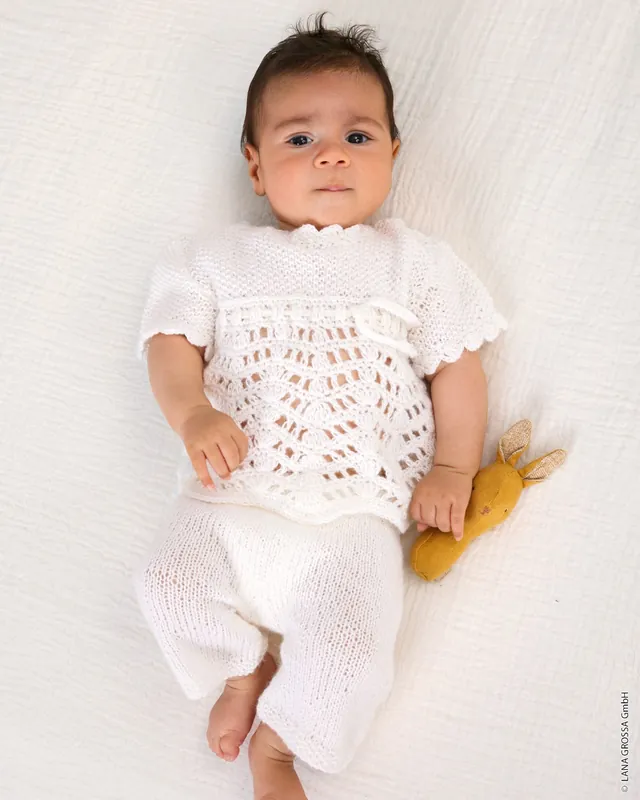 Hose Mit Perlmuster aus Cool Wool Baby Beliebt