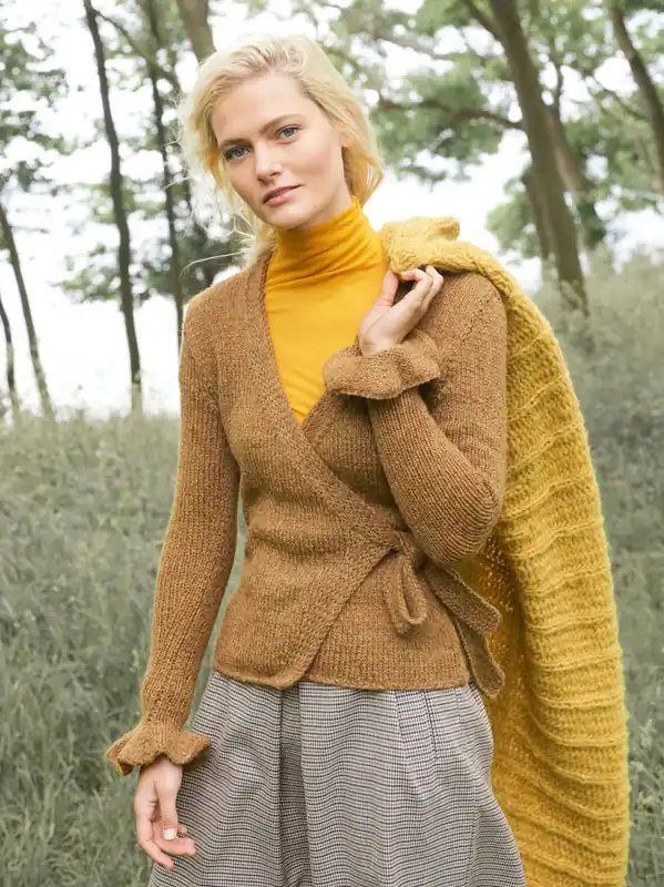 Wickeljacke aus Alta Moda Alpaca Online Kaufen