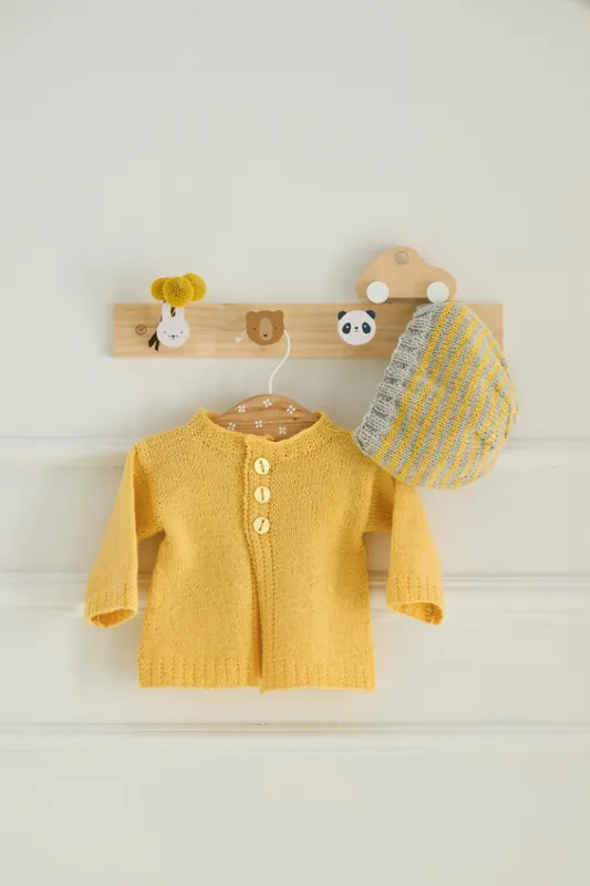 Super-Preis Jacke Glatt Rechts aus Cool Wool Baby