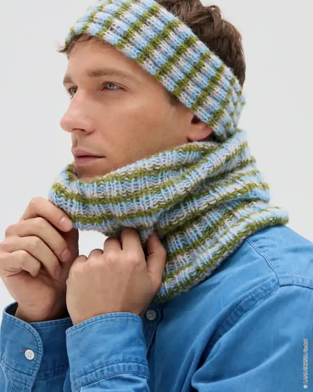 Top-Angebot Loop Im Rippenmuster aus Nebbia