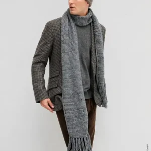 Schal Im Häkelmuster aus Cool Wool Superbig Mélange Billig