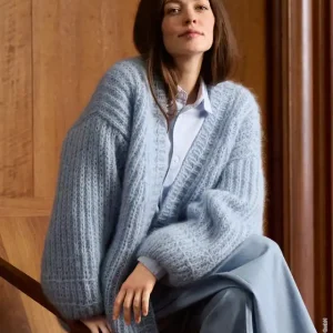 Bestseller Jacke Im Halbpatent aus Mohair Di Gio