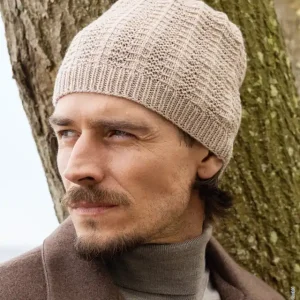 Mütze Im Strukturmuster aus Cool Wool Solange Der Vorrat Reicht