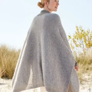 Poncho aus Landlust Soft Tweed & Silkhair Markenware