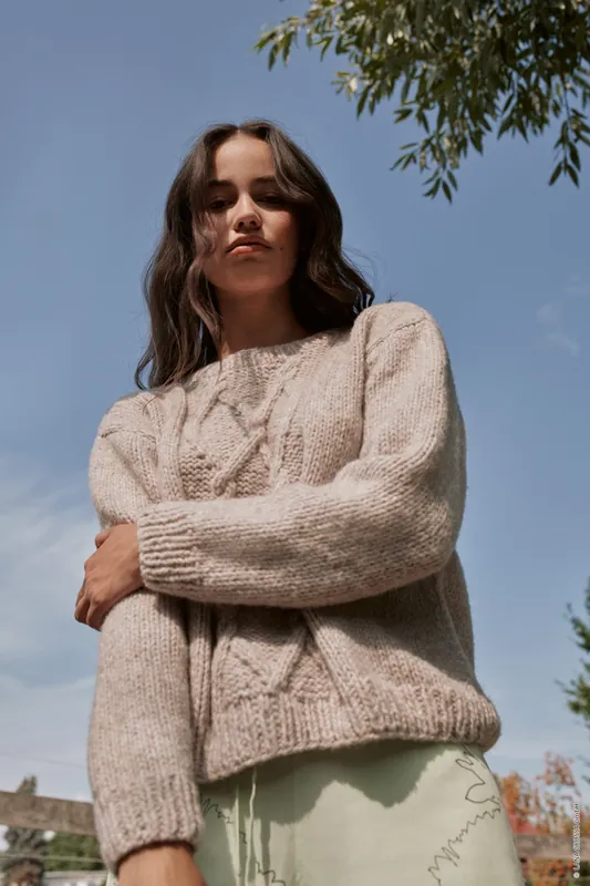 Pullover aus Ecopuno Chunky Direkt Vom Hersteller