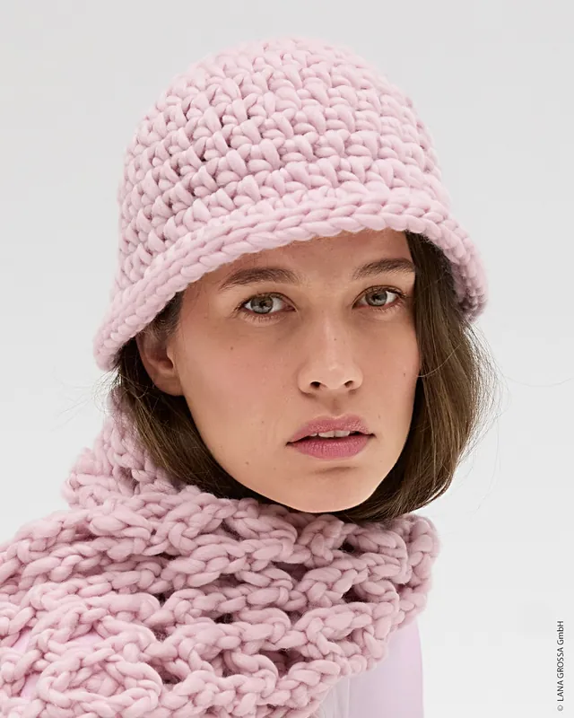 Weltweiter Versand Häkel-Hut aus Confetti