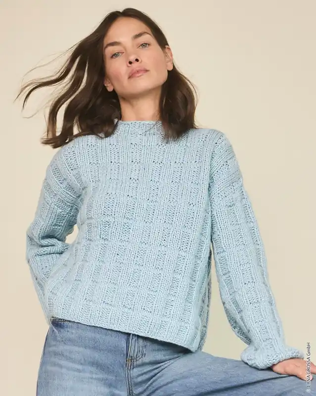 Pullover Mit Strukturmuster aus Winter Softness Meistverkauft