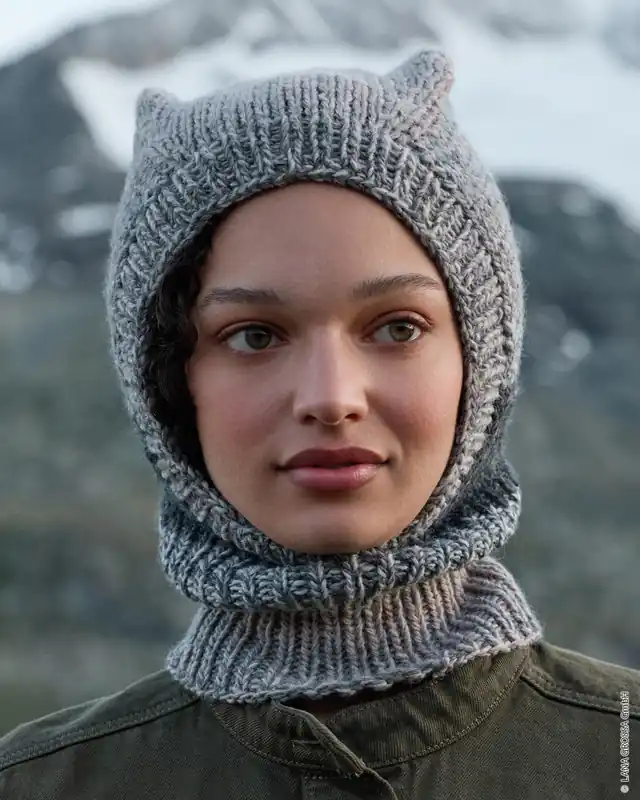 Sonderaktion Balaklava Schalmütze aus Gomitolo Fumo