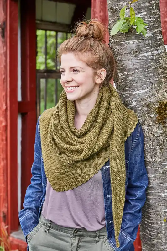 Dreieckstuch aus LandLust Alpaka Merino 160 Jetzt Kaufen