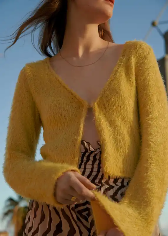 Gratis Versand Jäckchen glatt rechts aus Per Fortuna (GOTS)