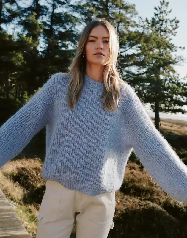 Letzte Chance Pullover im Halbpatent aus Setasuri