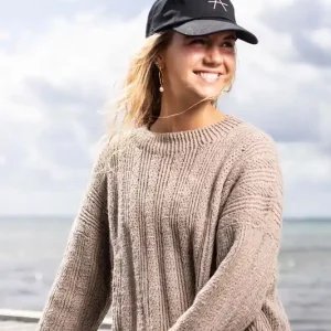 Weltweiter Versand Pullover Nordic Twist aus Baby Alpaca