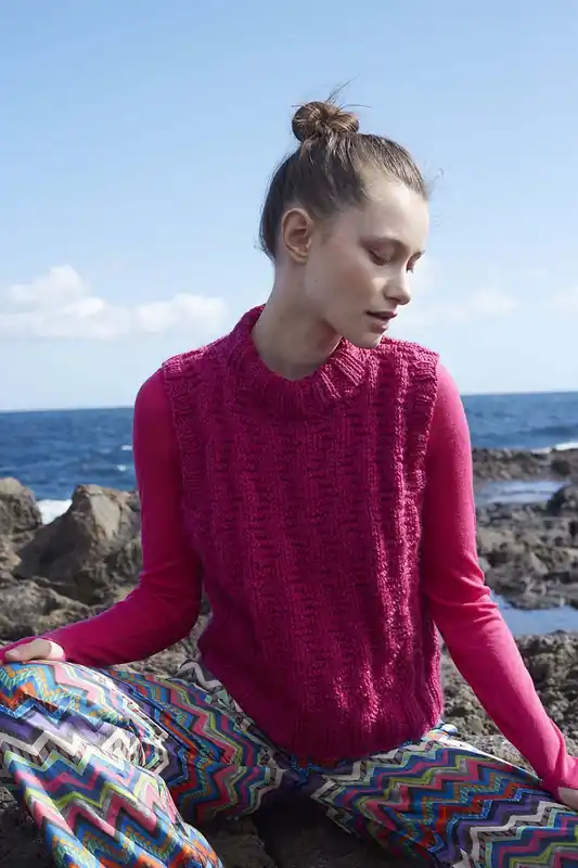 Geprüft Slipover Aqua Splash aus WOOLADDICTS Glory