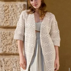 Original Häkel-Cardigan aus Summer Softness