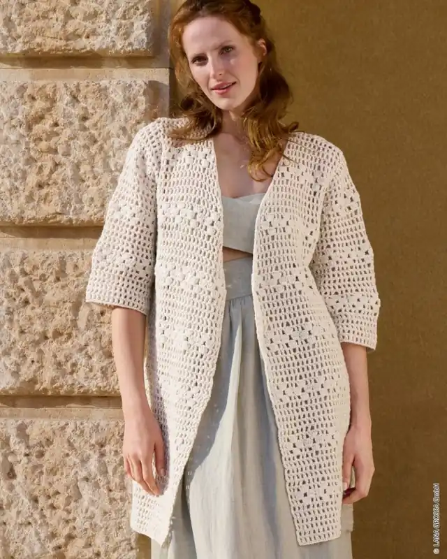 Original Häkel-Cardigan aus Summer Softness