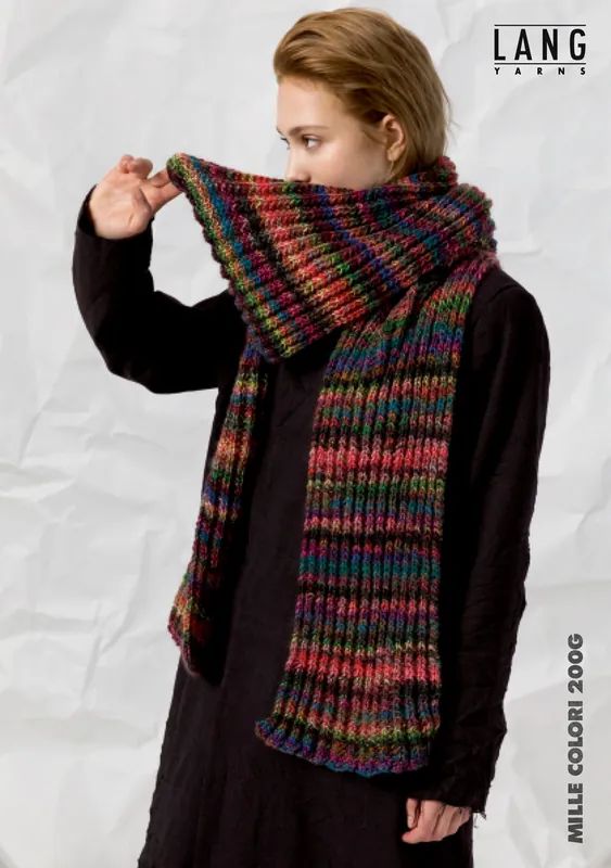 Flyer – Schal und Loop aus Mille Color 200g Jetzt Zugreifen