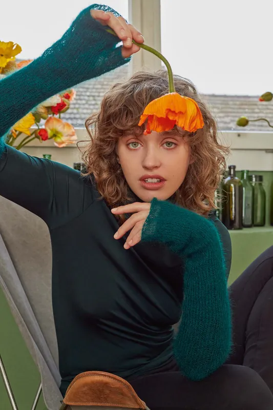 Lange Stulpen aus Lace Geprüft