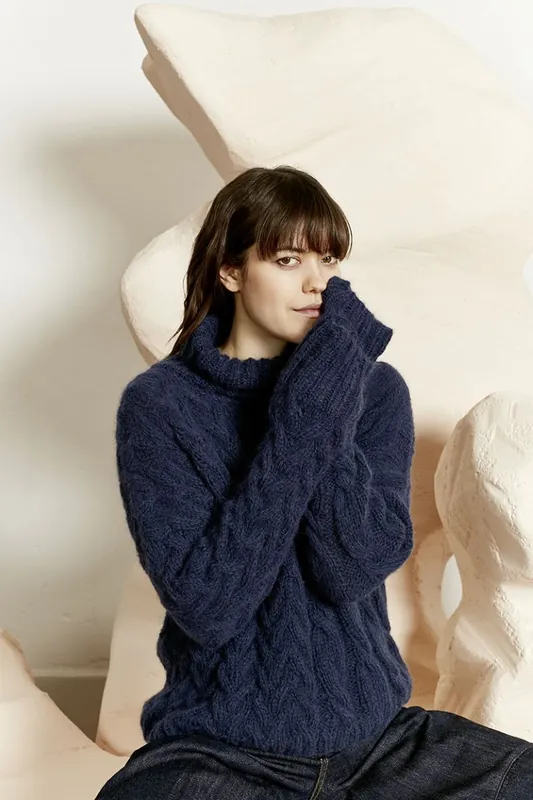 Pullover mit Rollkragen aus Malou Light Preiswert