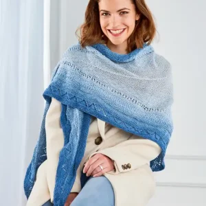 Tuch Pyramids aus Woolly Hugs Bobbel Cotton XXL Knallerangebot