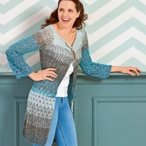 Raglanjacke aus Woolly Hugs Bobbel Cotton Echt