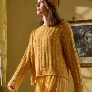 Original Pullover Im Lochrippenmuster aus Setasuri & Glamour