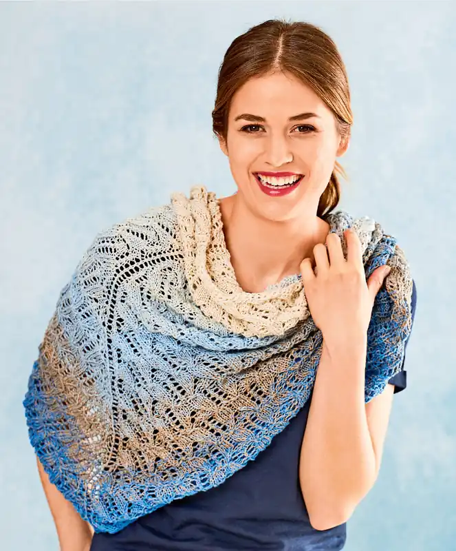 Tuch Schmetterlingszöpfe aus Woolly Hugs Bobbel Cotton Jetzt Kaufen