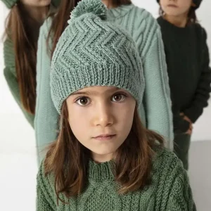 Finale Aktion Kindermütze mit Zickzack-Rippen aus Atlantis