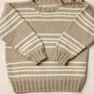 Pullover Leif aus Baby Cotton Naturally Colored Hochwertig