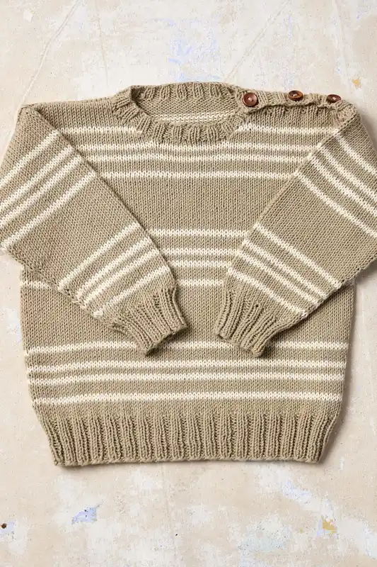 Pullover Leif aus Baby Cotton Naturally Colored Hochwertig